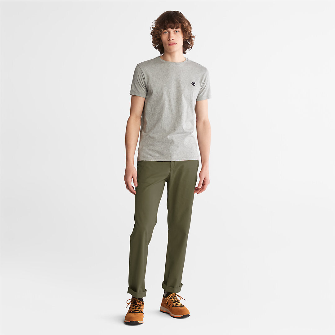 Timberland Mens Squam Lake Twill Chino Pants for Men in Green
