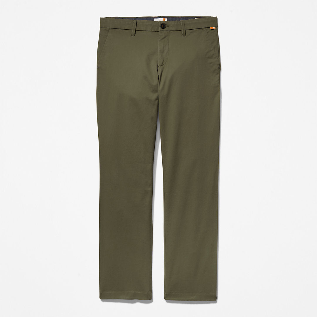 Timberland Mens Squam Lake Twill Chino Pants for Men in Green