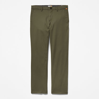 Timberland Mens Squam Lake Twill Chino Pants for Men in Green