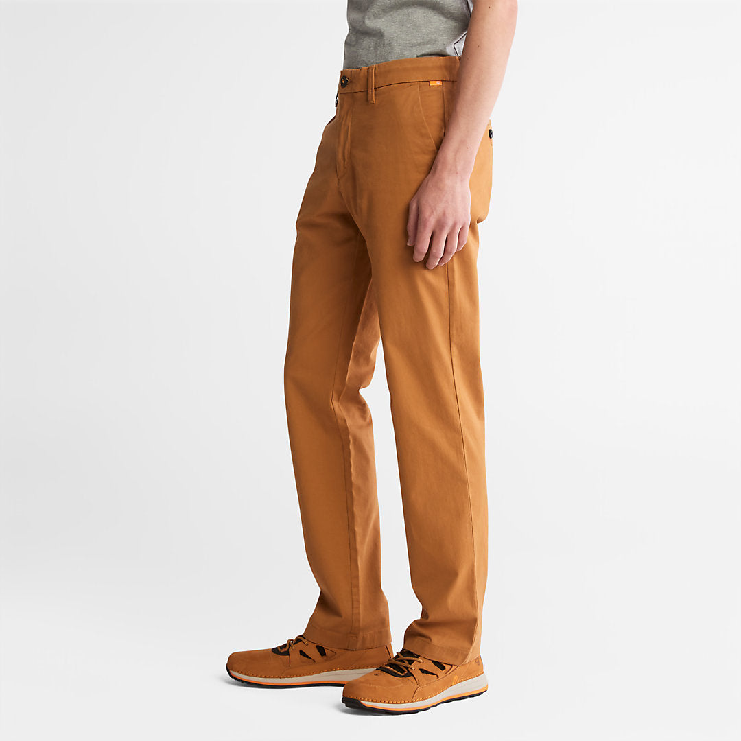 Timberland Mens Squam Lake Twill Chino Pants for Men in Yellow