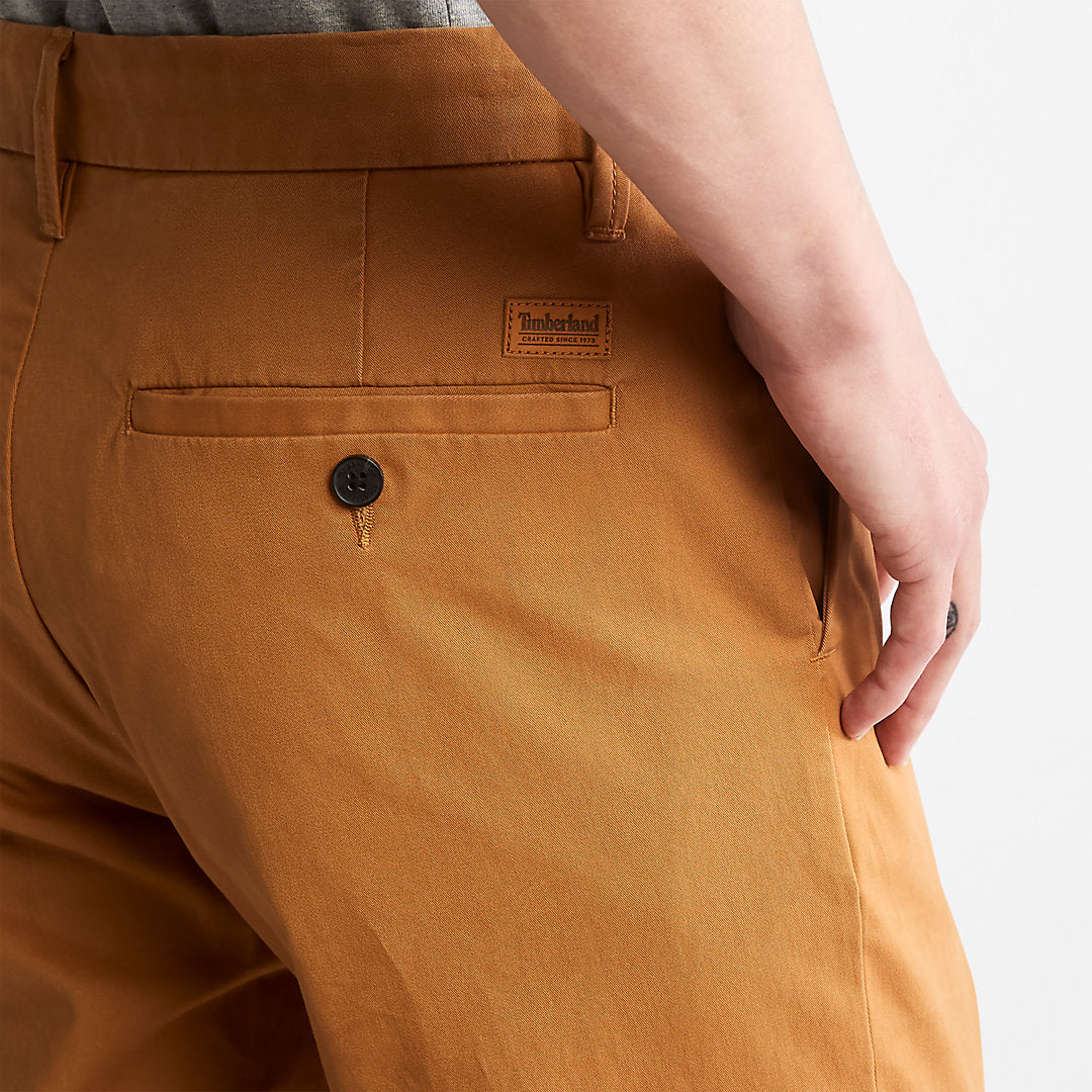 Timberland Mens Squam Lake Twill Chino Pants for Men in Yellow