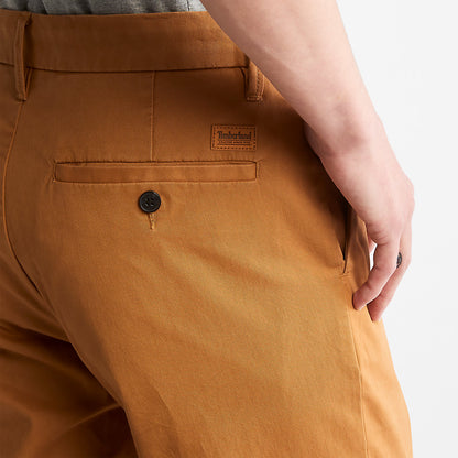 Timberland Mens Squam Lake Twill Chino Pants for Men in Yellow