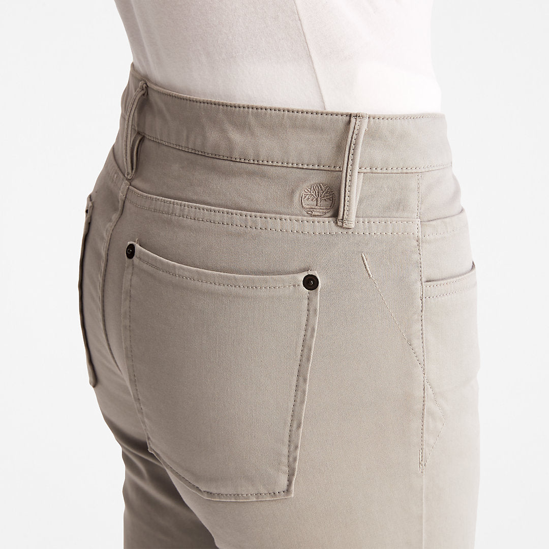 Timberland Womens Mid-rise Super-skinny Trousers for Women in Grey