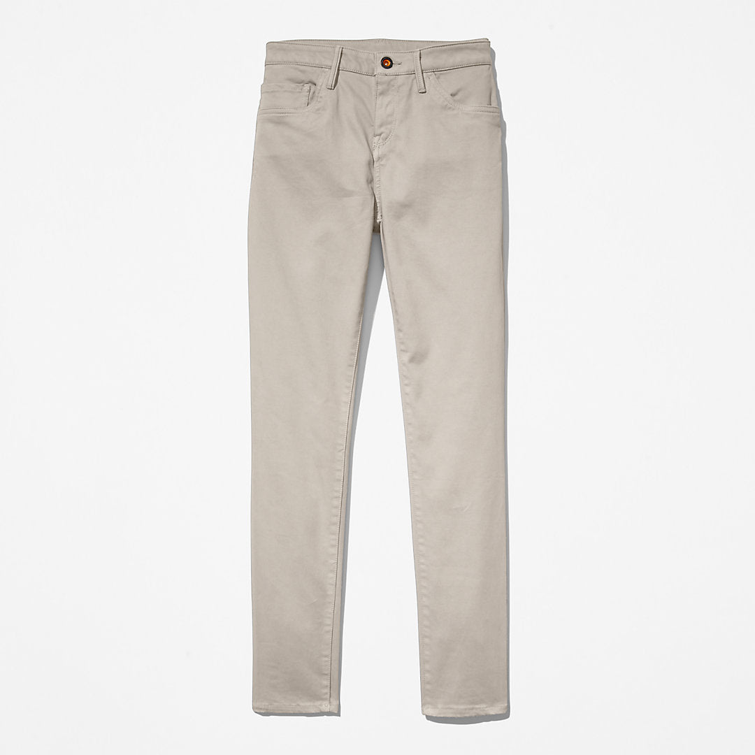 Timberland Womens Mid-rise Super-skinny Trousers for Women in Grey