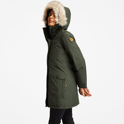 Timberland Womens DryVent™ Waterproof Parka for Women in Green