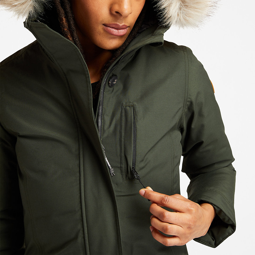 Timberland Womens DryVent™ Waterproof Parka for Women in Green