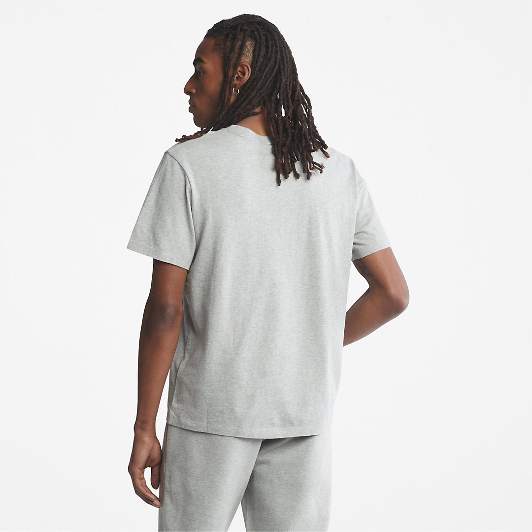 Timberland Mens Kennebec River Tree Logo T-shirt for Men in Grey