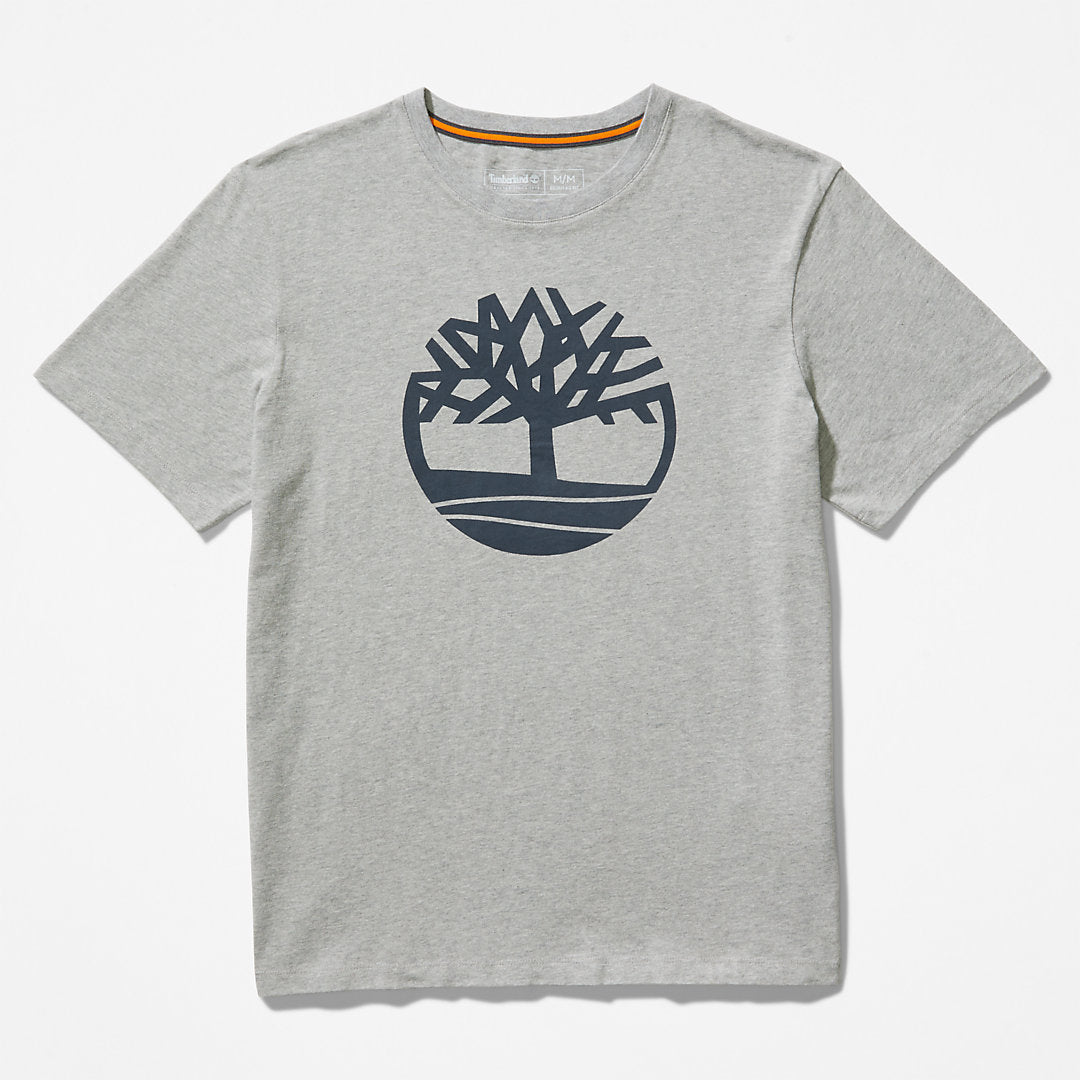 Timberland Mens Kennebec River Tree Logo T-shirt for Men in Grey