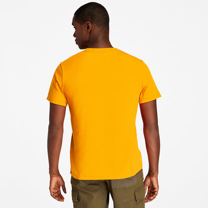 Timberland Mens Kennebec River Tree Logo T-shirt for Men in Orange