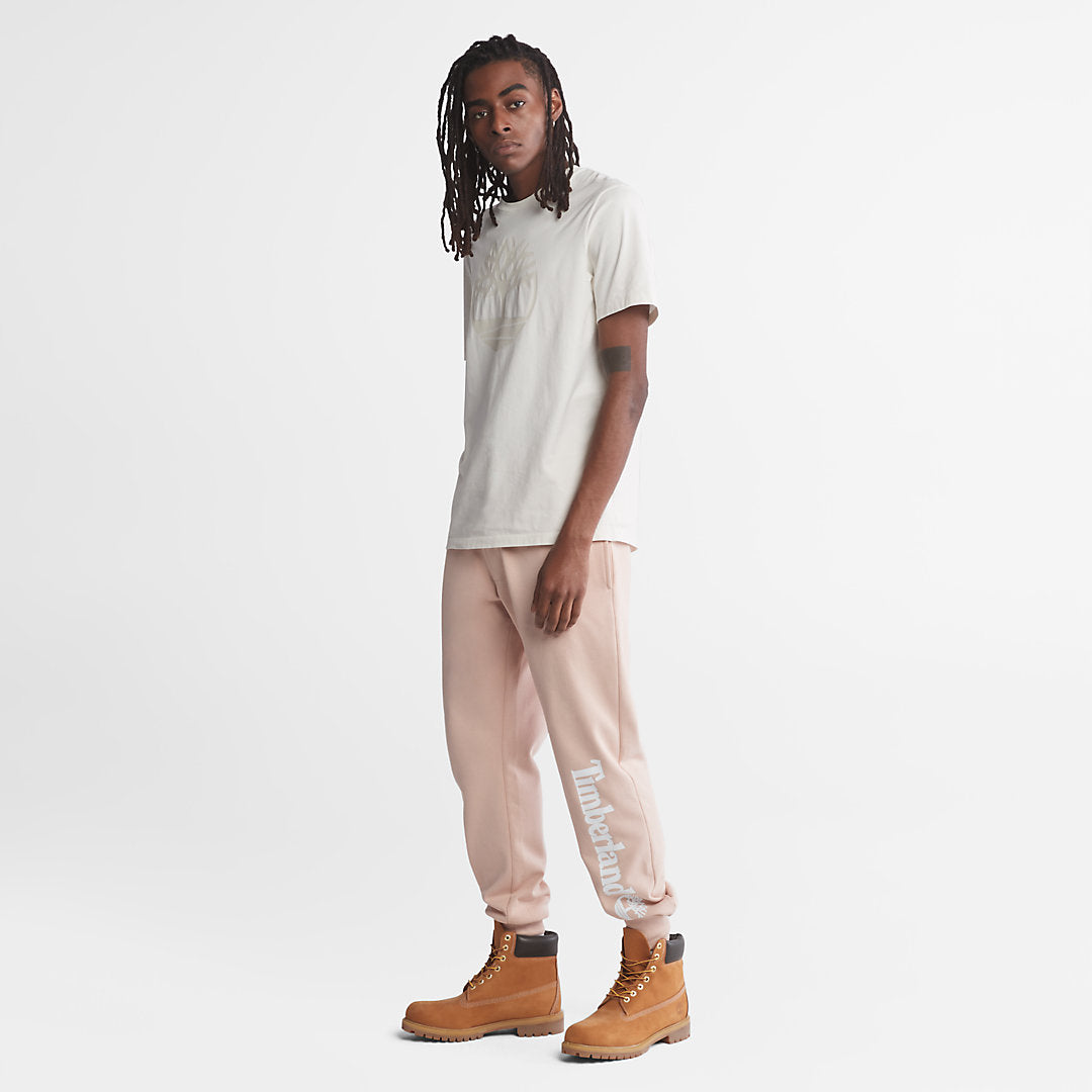 Timberland Mens Kennebec River Tree-Logo T-Shirt for Men in White