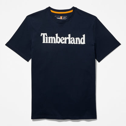 Timberland Mens Kennebec River Logo T-Shirt for Men in Navy