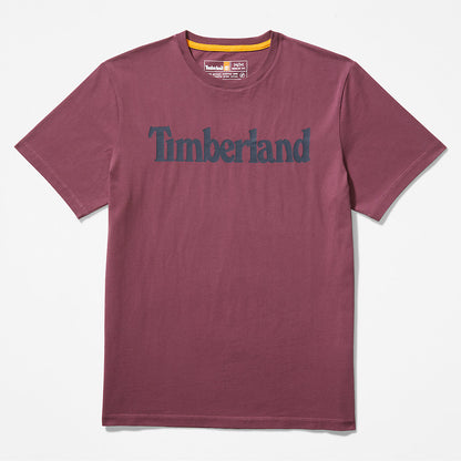Timberland Mens Kennebec River Logo T-Shirt for Men in Purple
