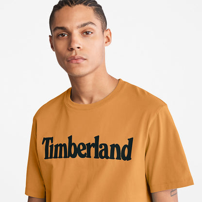 Timberland Mens Kennebec River Logo T-Shirt for Men in Yellow