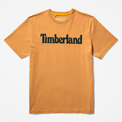 Timberland Mens Kennebec River Logo T-Shirt for Men in Yellow
