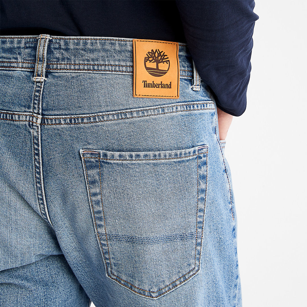 Timberland Mens Sargent Lake Stretch Jeans for Men in Light Blue