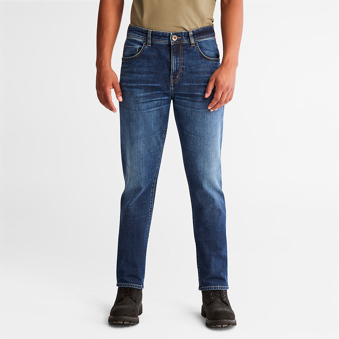 Timberland Mens Squam Lake Stretch Jeans in Blue