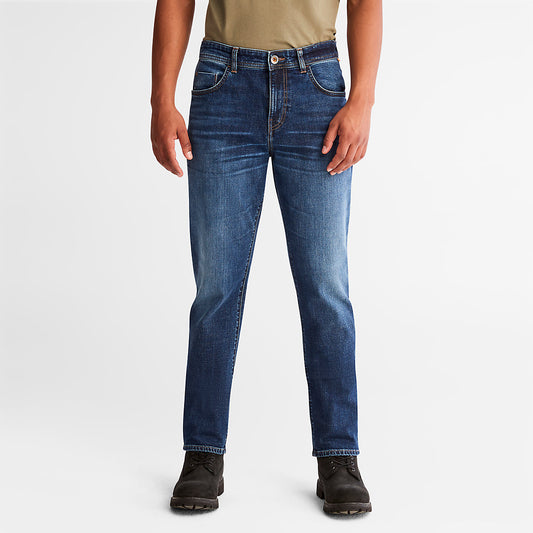 Timberland Mens Squam Lake Stretch Jeans in Blue