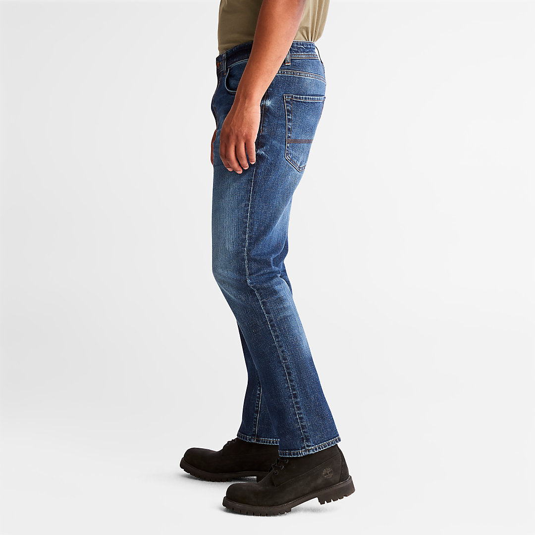 Timberland Mens Squam Lake Stretch Jeans in Blue