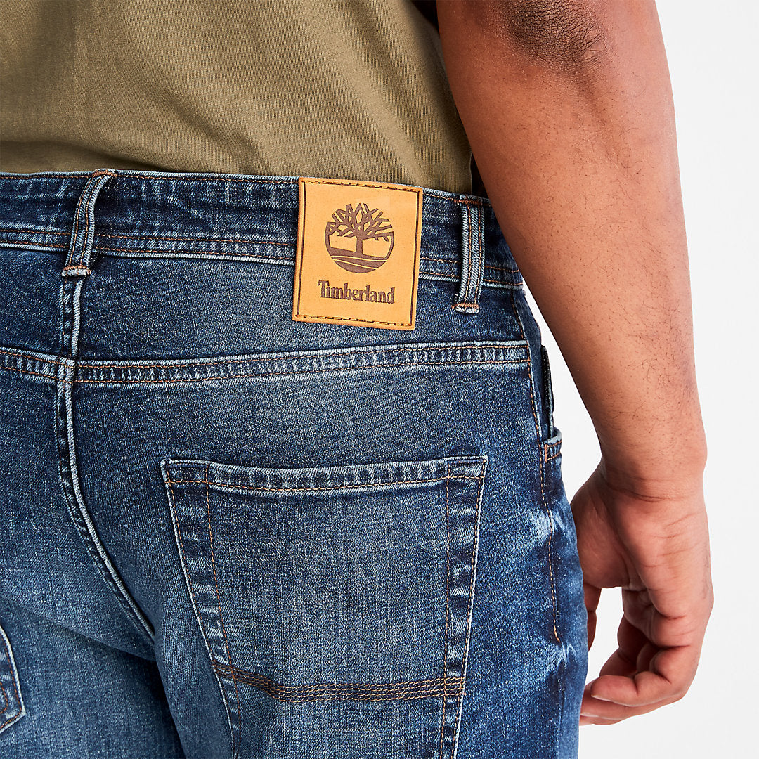 Timberland Mens Squam Lake Stretch Jeans in Blue