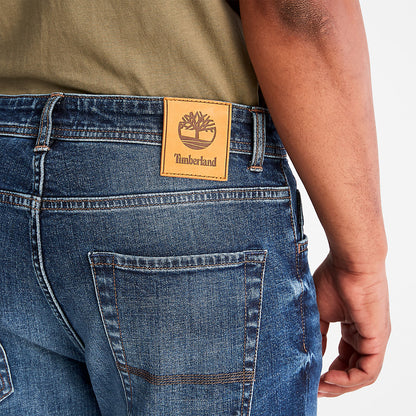 Timberland Mens Squam Lake Stretch Jeans in Blue