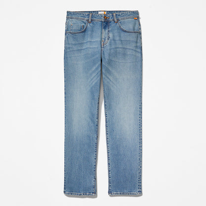 Timberland Mens Squam Lake Stretch Jeans in Light Blue