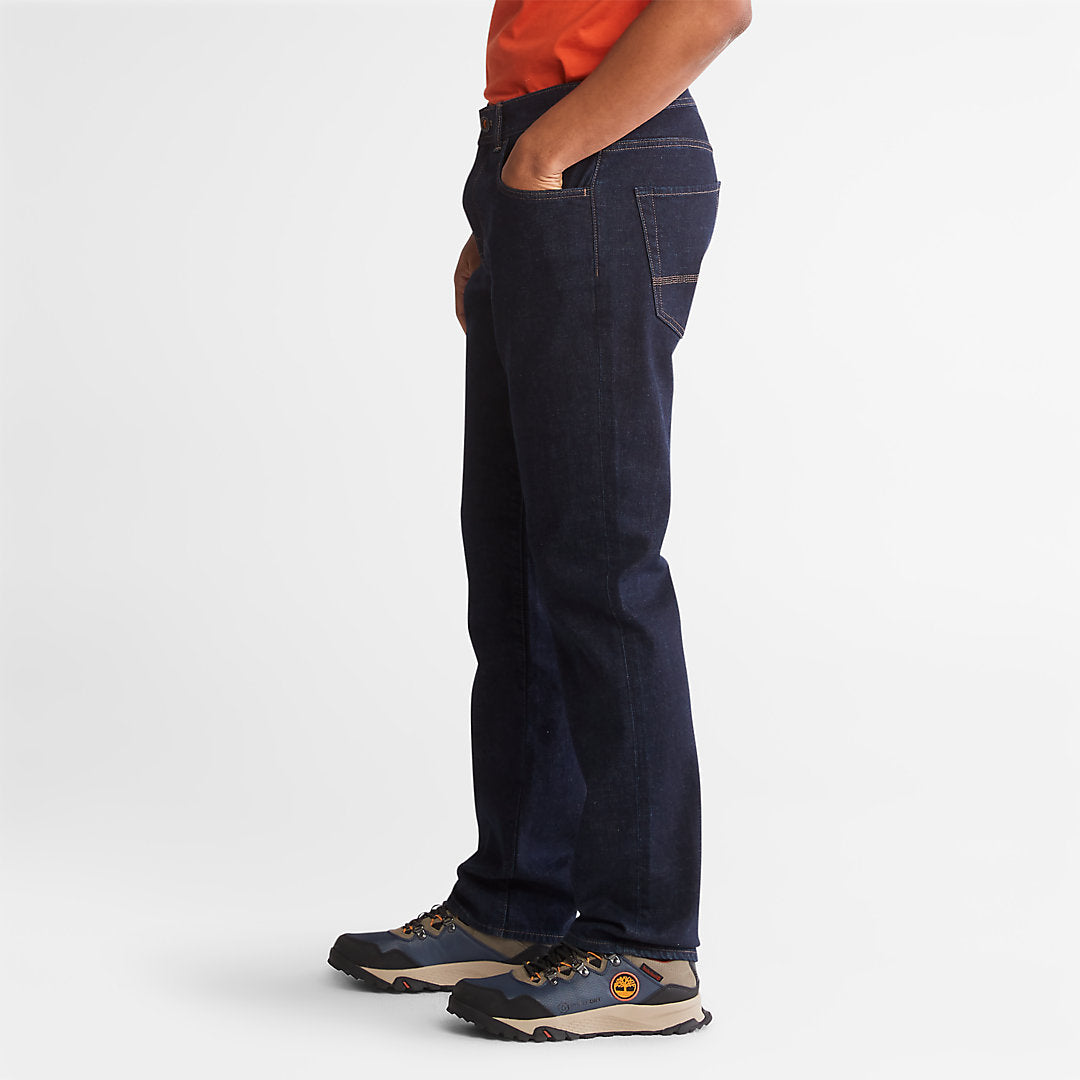 Timberland Mens Squam Lake Stretch Jeans in Indigo