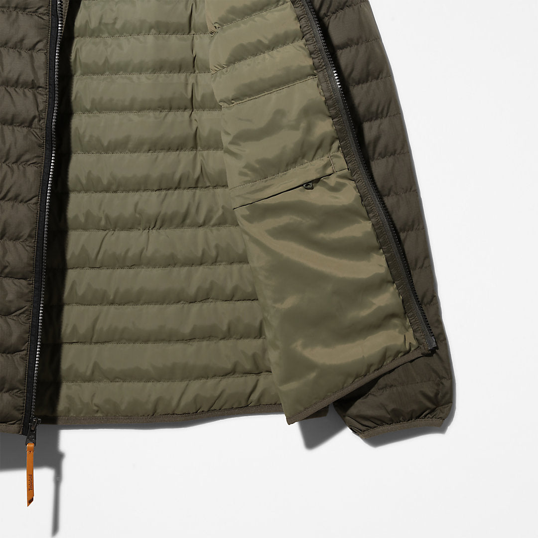 Timberland Mens Axis Peak Packaway Jacket for Men in Dark Green