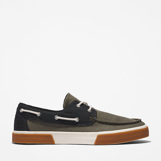 Timberland Mens Union Wharf 2.0 EK+ Boat Shoe for Men in Dark Green