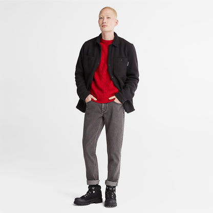 Timberland Mens Phillips Brook Cable-knit Sweater for Men in Red