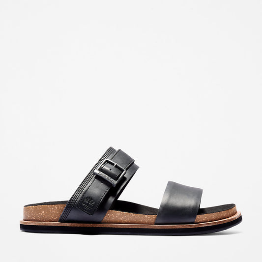 Timberland Mens Amalfi Vibes 2 Band-strap Sandal for Men in Black