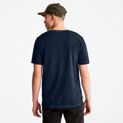 Timberland Mens Lamprey River T-shirt for Men in Navy