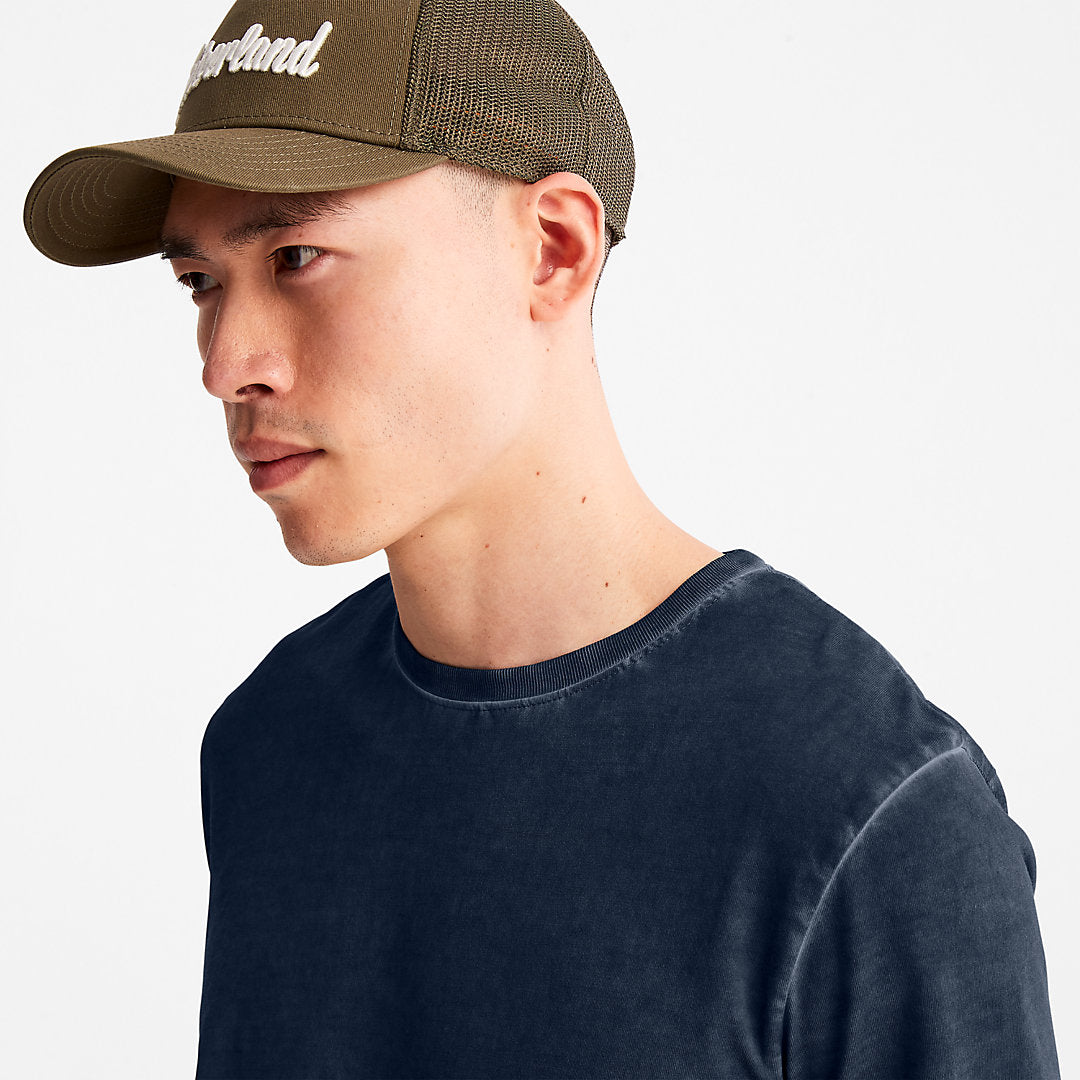 Timberland Mens Lamprey River T-shirt for Men in Navy