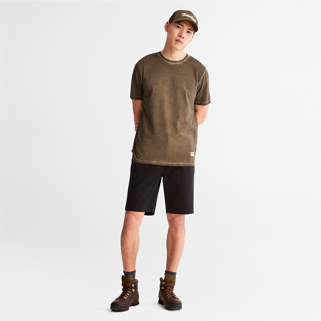 Timberland Mens Lamprey River T-shirt for Men in Dark Green