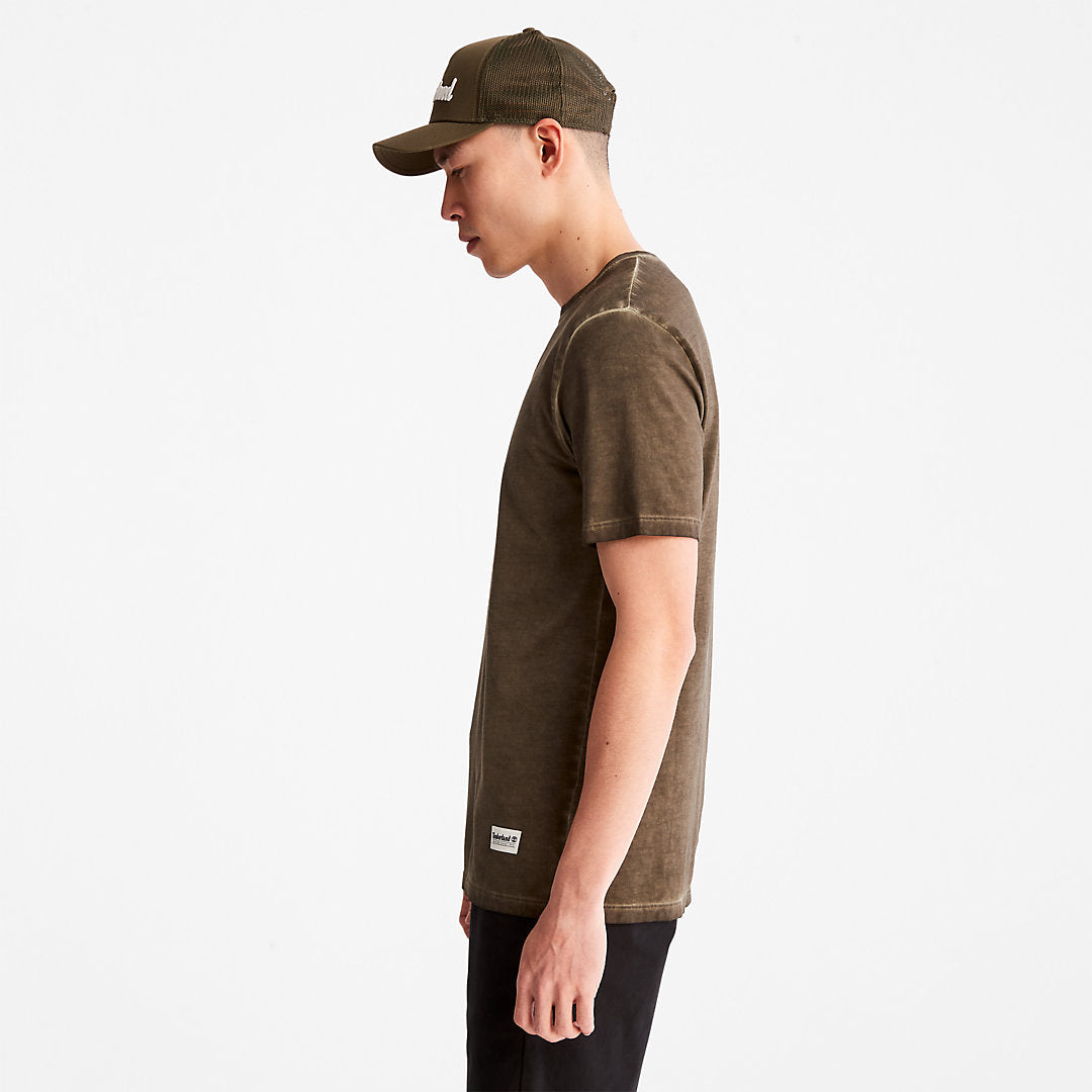 Timberland Mens Lamprey River T-shirt for Men in Dark Green