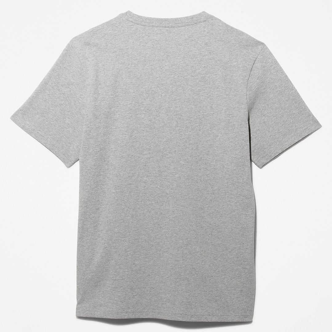 Timberland Mens Outdoor Heritage Linear-Logo T-Shirt for Men in Grey