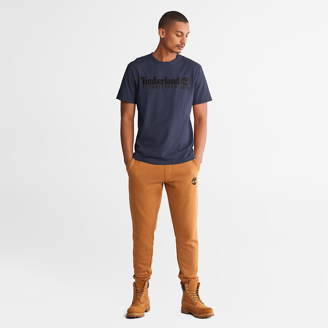 Timberland Mens Outdoor Heritage Logo T-Shirt for Men in Navy