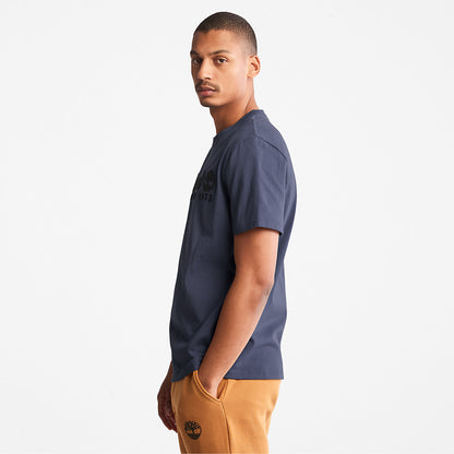 Timberland Mens Outdoor Heritage Logo T-Shirt for Men in Navy