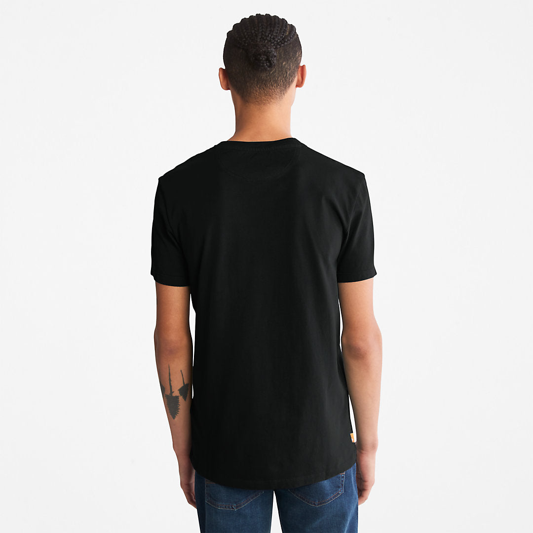 Timberland Mens Dunstan River Pocket T-shirt for Men in Black