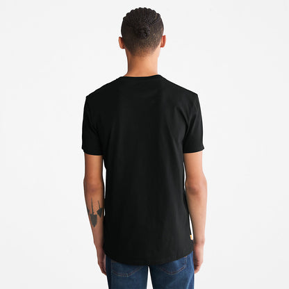 Timberland Mens Dunstan River Pocket T-shirt for Men in Black