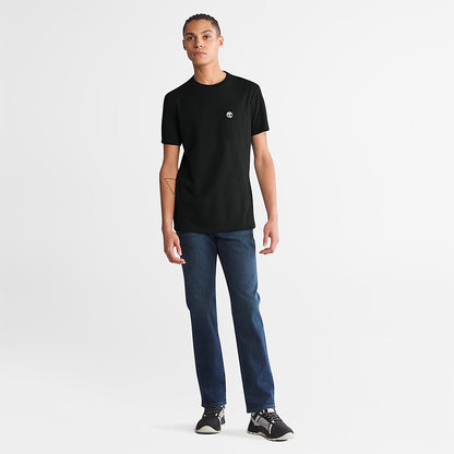 Timberland Mens Dunstan River Pocket T-shirt for Men in Black