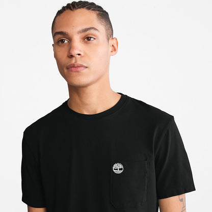 Timberland Mens Dunstan River Pocket T-shirt for Men in Black