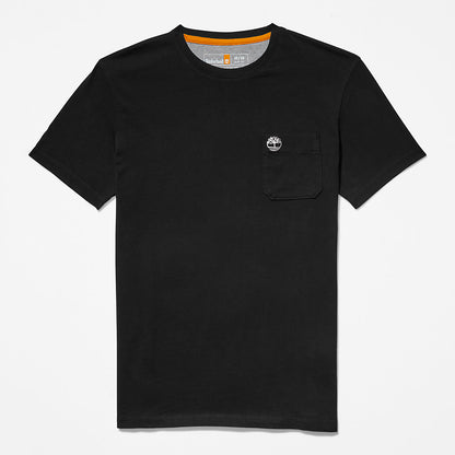 Timberland Mens Dunstan River Pocket T-shirt for Men in Black