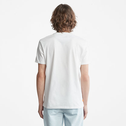 Timberland Mens Dunstan River Pocket T-shirt for Men in White