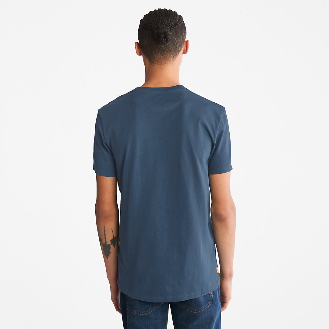 Timberland Mens Dunstan River One-Pocket T-Shirt for Men in Blue