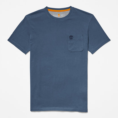 Timberland Mens Dunstan River One-Pocket T-Shirt for Men in Blue