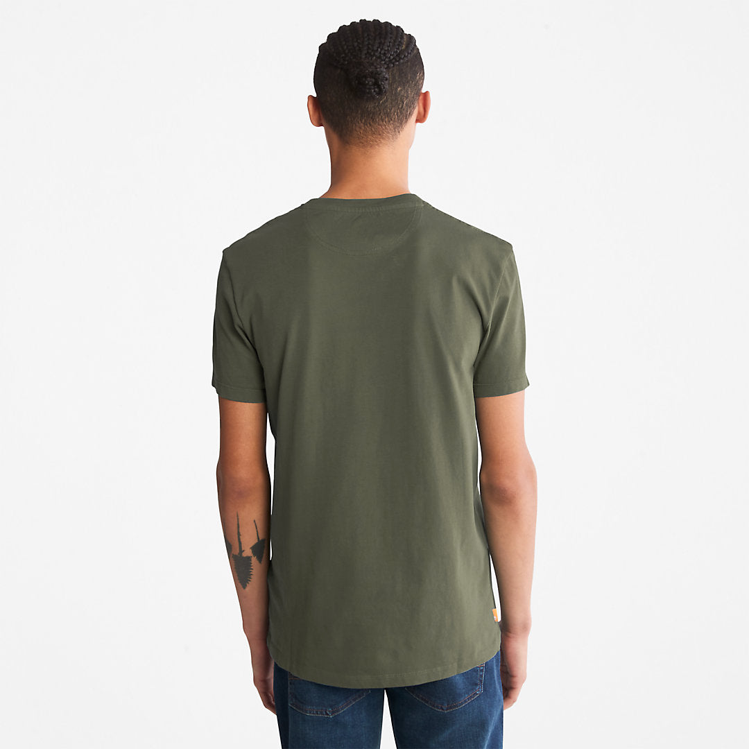Timberland Mens Dunstan River Pocket T-shirt for Men in Green