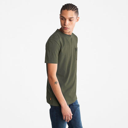 Timberland Mens Dunstan River Pocket T-shirt for Men in Green