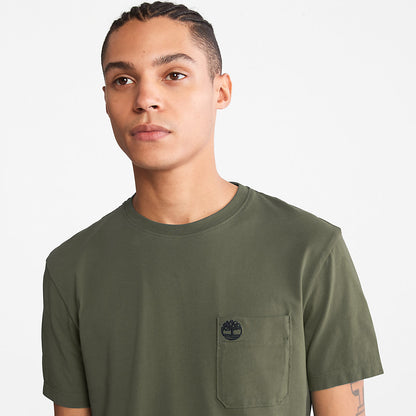 Timberland Mens Dunstan River Pocket T-shirt for Men in Green