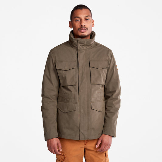 Timberland Mens Snowdon Peak 3-in-1 M65 Jacket for Men in Dark Green