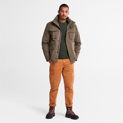 Timberland Mens Snowdon Peak 3-in-1 M65 Jacket for Men in Dark Green